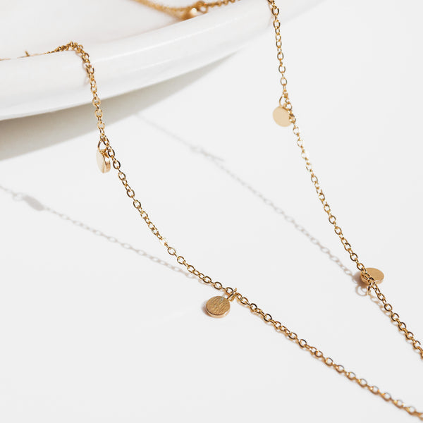 Aaina & Co Ketting met schijfjes