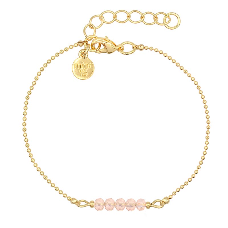 Specials - Armband Kralen, Vintage pink