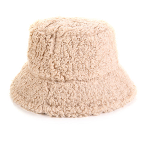 Teddy Bucket hat Beige